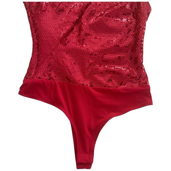 Lovers + Friends Moulin Bodysuit In Red Size XXS - Picture 5 of 15